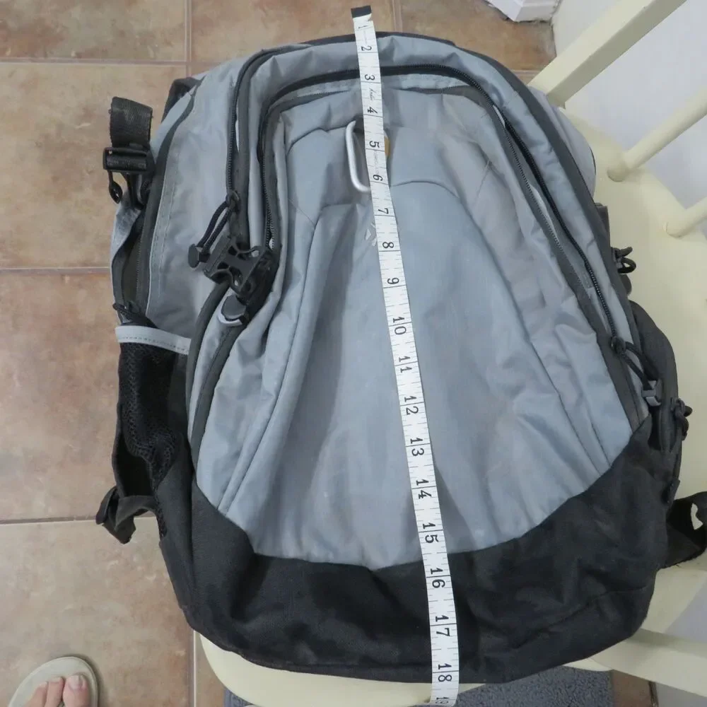 Outdoor Products Backpack Gray with Multiple Pockets for School, Camping, Books